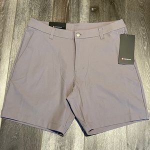 NWT Lululemon Commission Classic Fit Short 7" Warpstreme 32 Lunar Rock